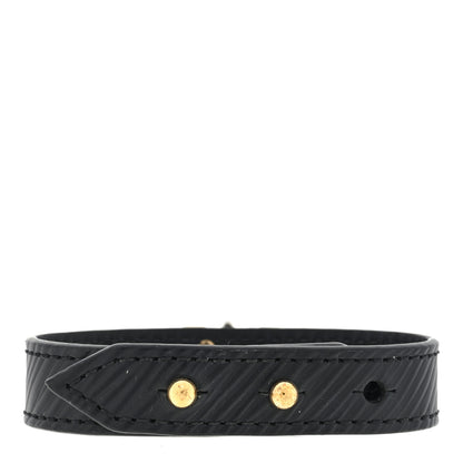 Louis Vuitton Epi Twist It Bracelet 17 Black 2 of 3
