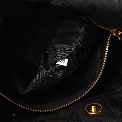 Prada Tessuto Nylon Quilted Bag Ebano 7 of 11