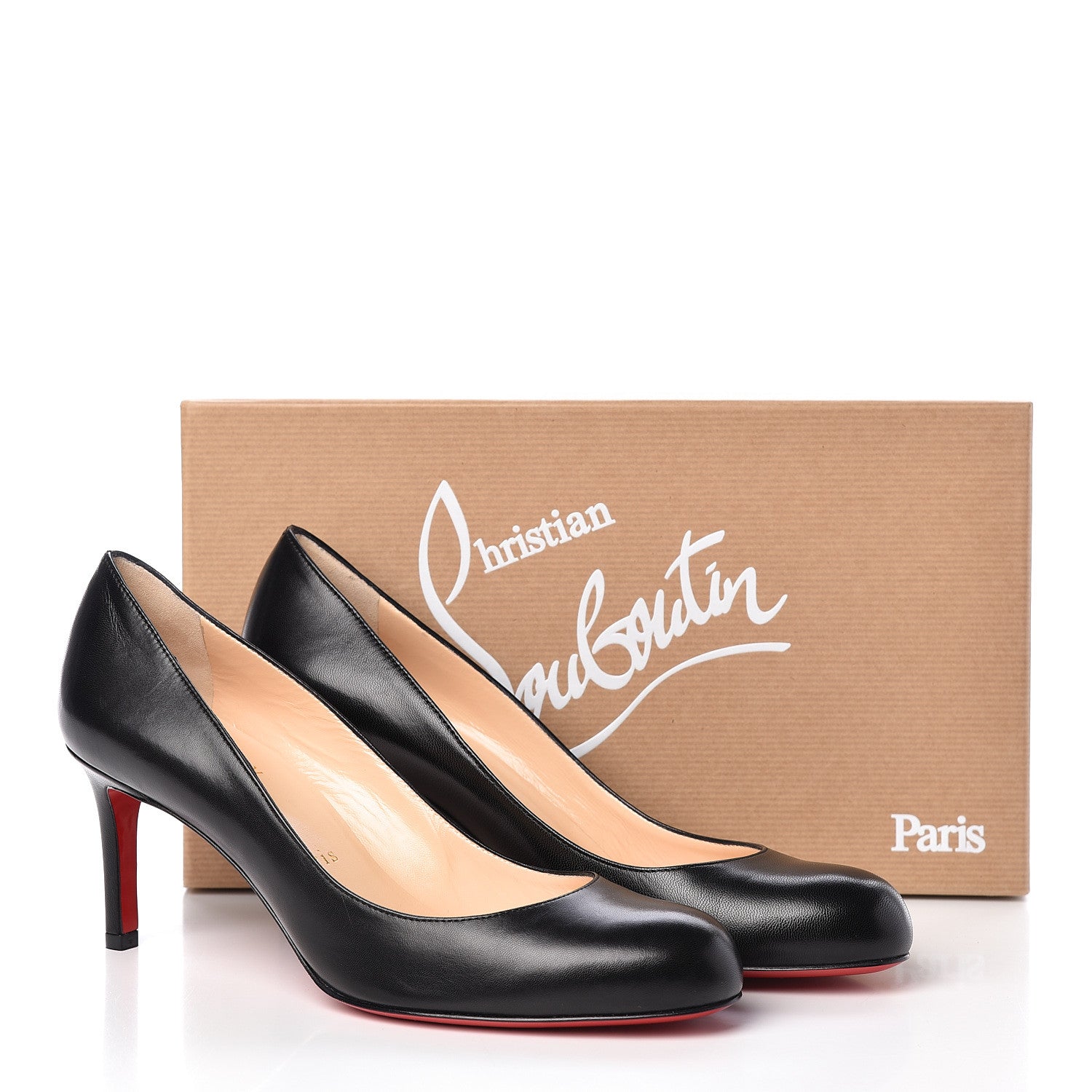Christian Louboutin Kid Simple 70 Pumps 38.5 Black 8 of 8