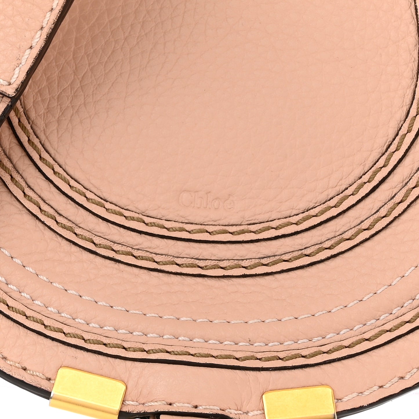 Grained Calfskin Small Marcie Saddle Bag Anemone Pink