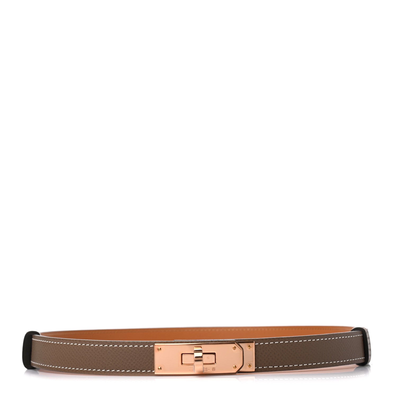 Hermes Epsom Kelly Belt Etoupe 1 of 4