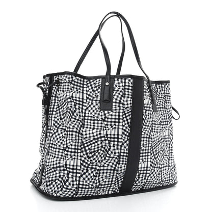 MCM Visetos Large Liz Reversible Shopper Tote Black 6 of 15