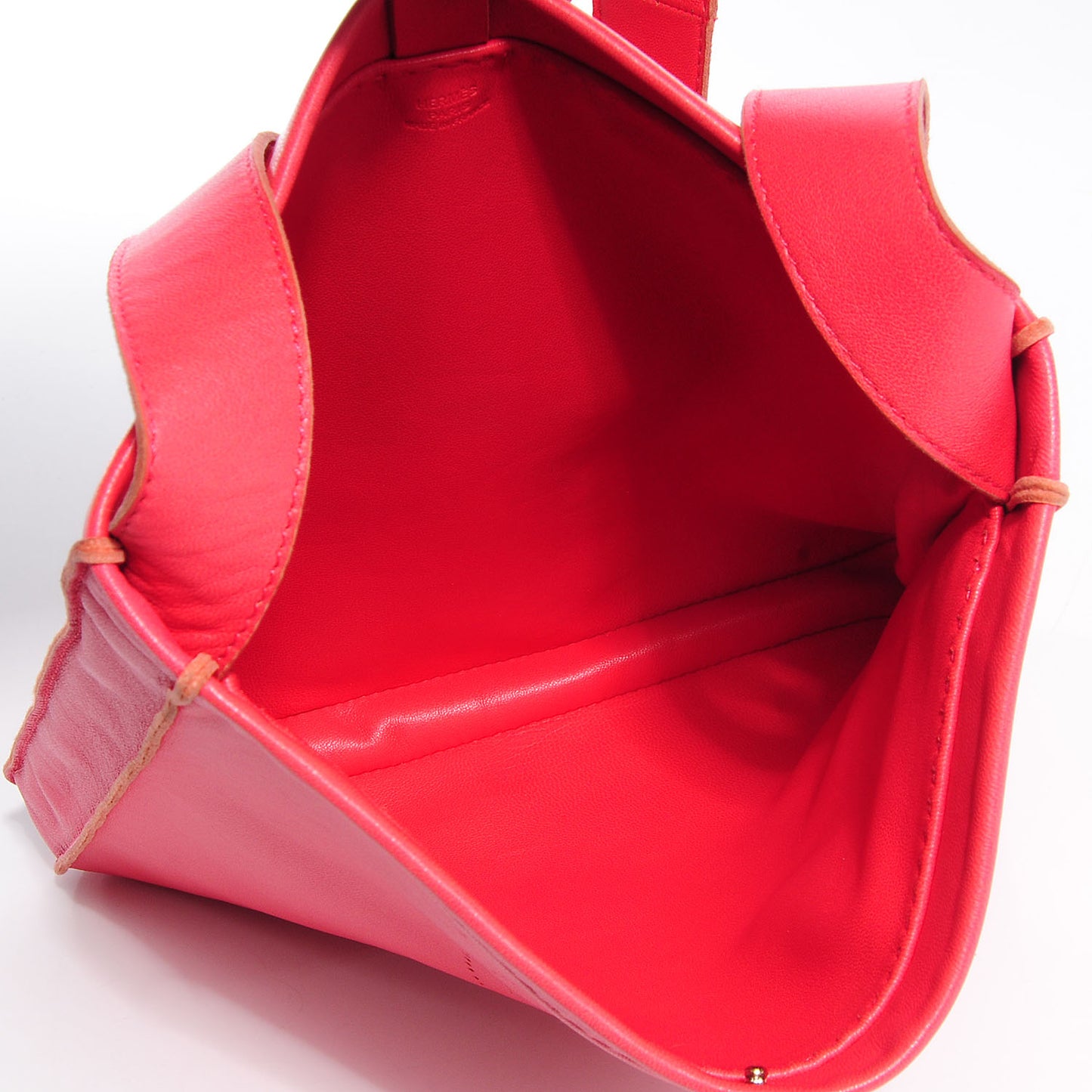 Milo Lambskin Clou De Selle Pouch Rose Tyrien