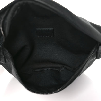 Louis Vuitton Calfskin Monogram Shadow Discovery Bumbag Black 5 of 8