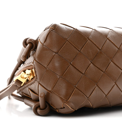 Bottega Veneta Nappa Intrecciato Mini Concert Pouch Noccio 9 of 10