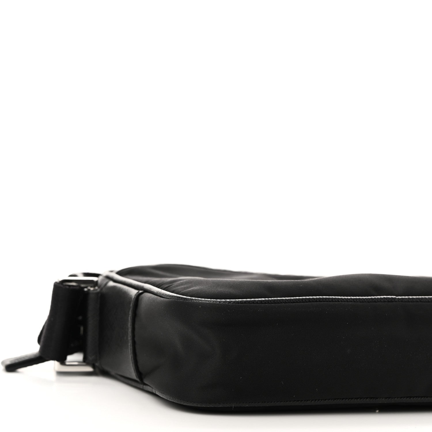 Prada Tessuto Nylon Saffiano Logo Camera Bag Black 8 of 11
