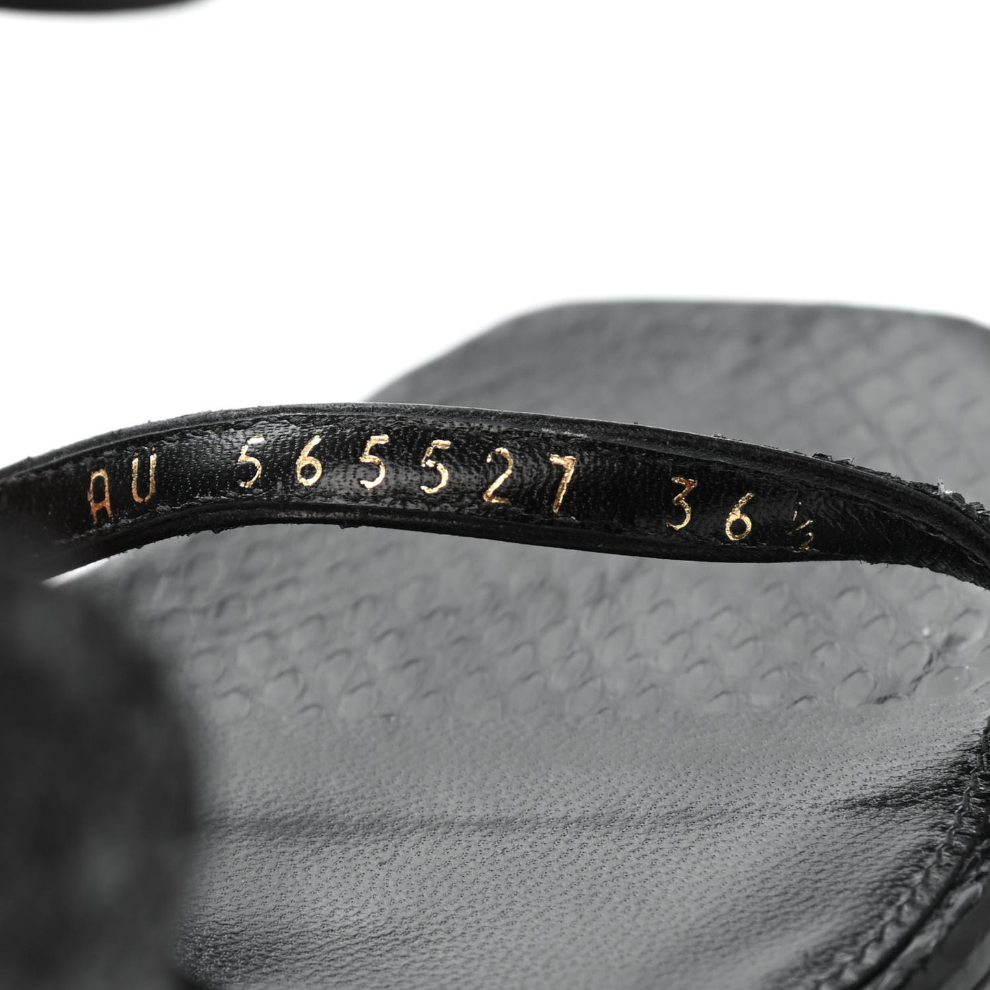 Glitter Opyum Sandals 36.5 Black