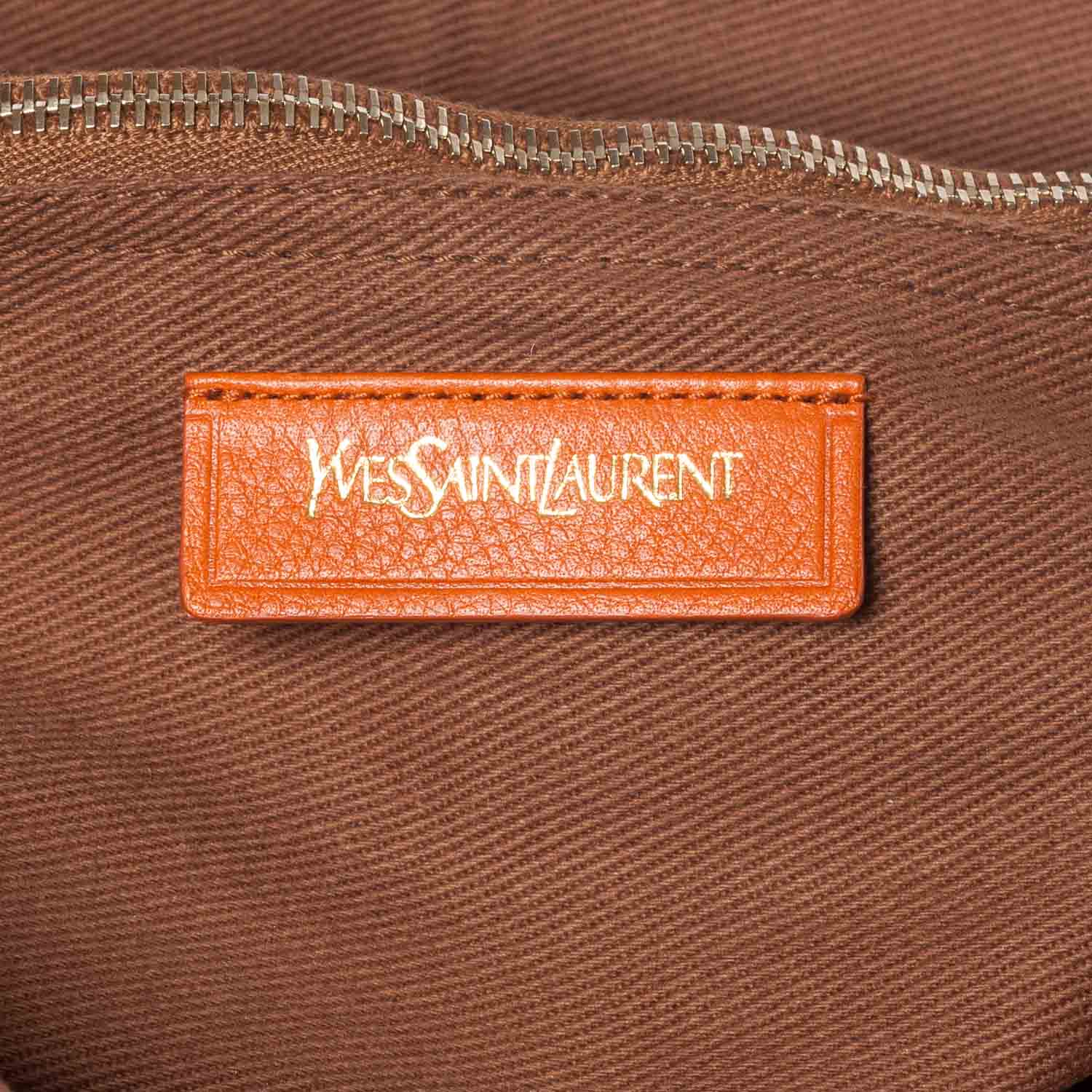 Saint Laurent Leather Muse Two Orange 8 of 9