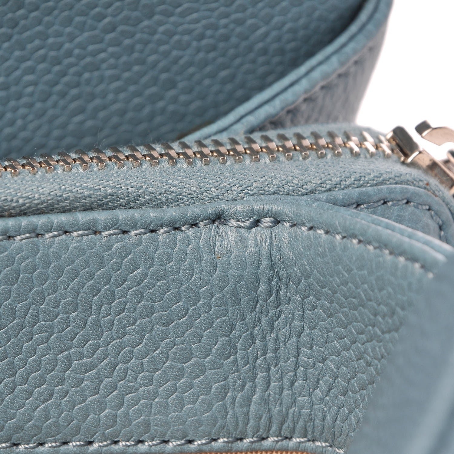 Chanel Caviar Quilted Timeless CC Tote Blue 14 of 14