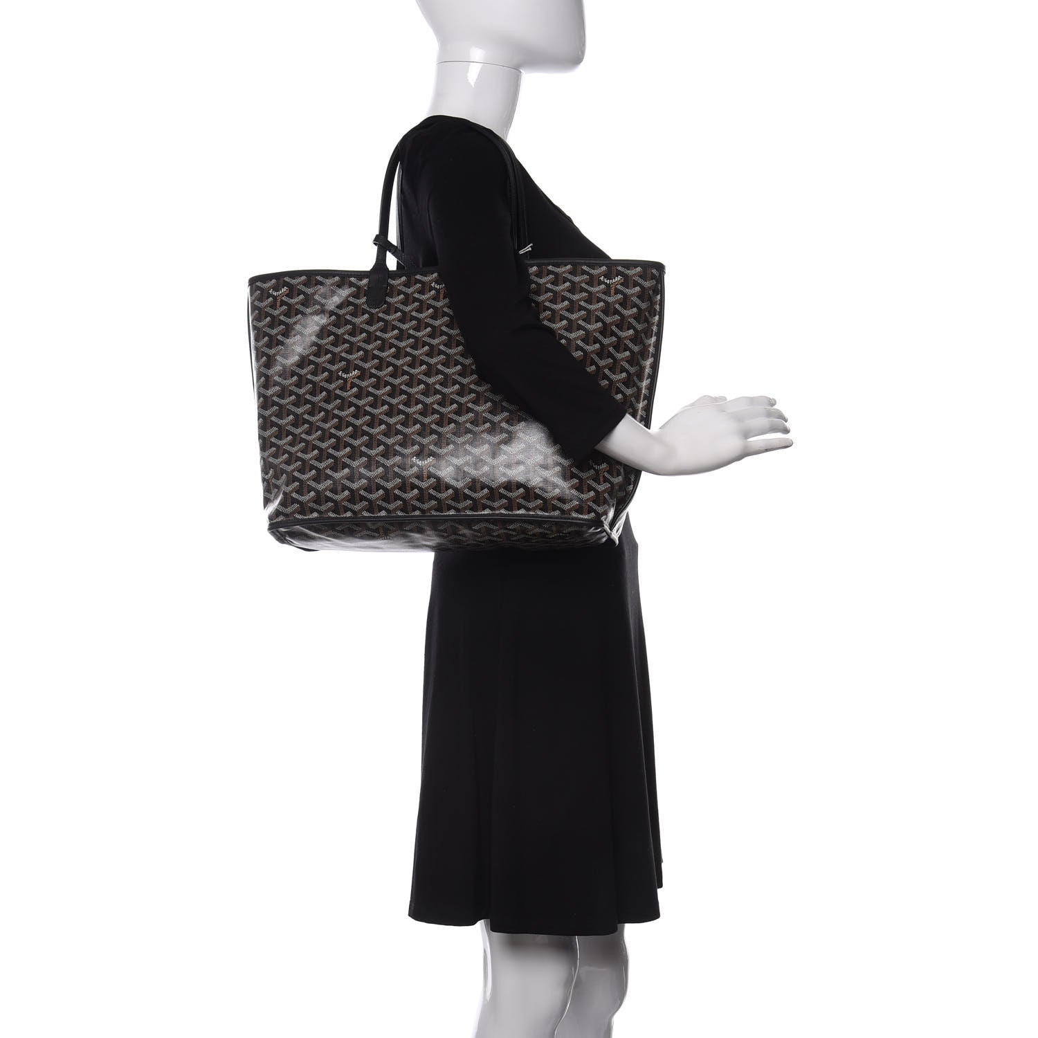 Goyard Goyardine Reversible Anjou PM Black 2 of 8