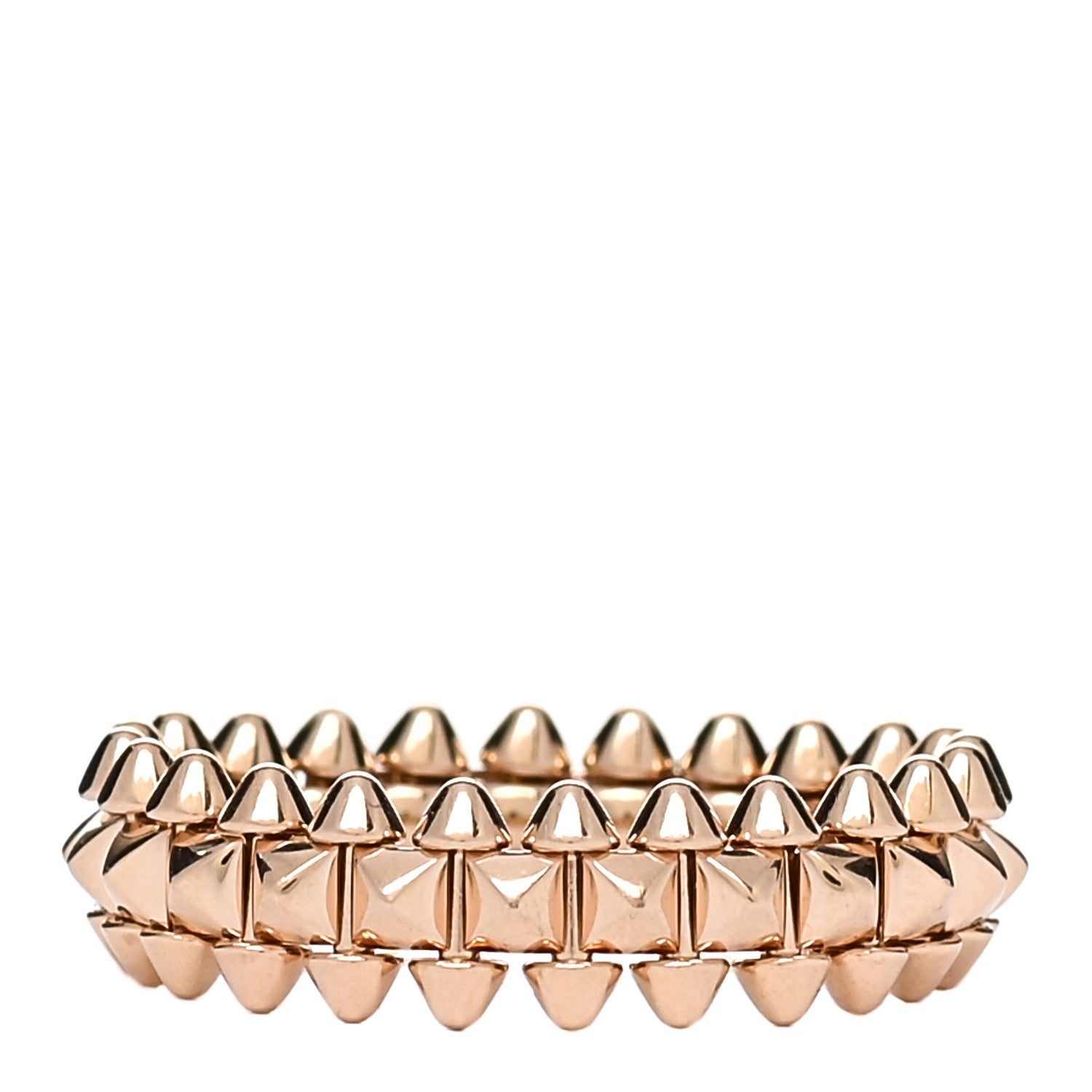 Cartier 18K Pink Gold SM Clash De Cartier Ring 57 8 3 of 5