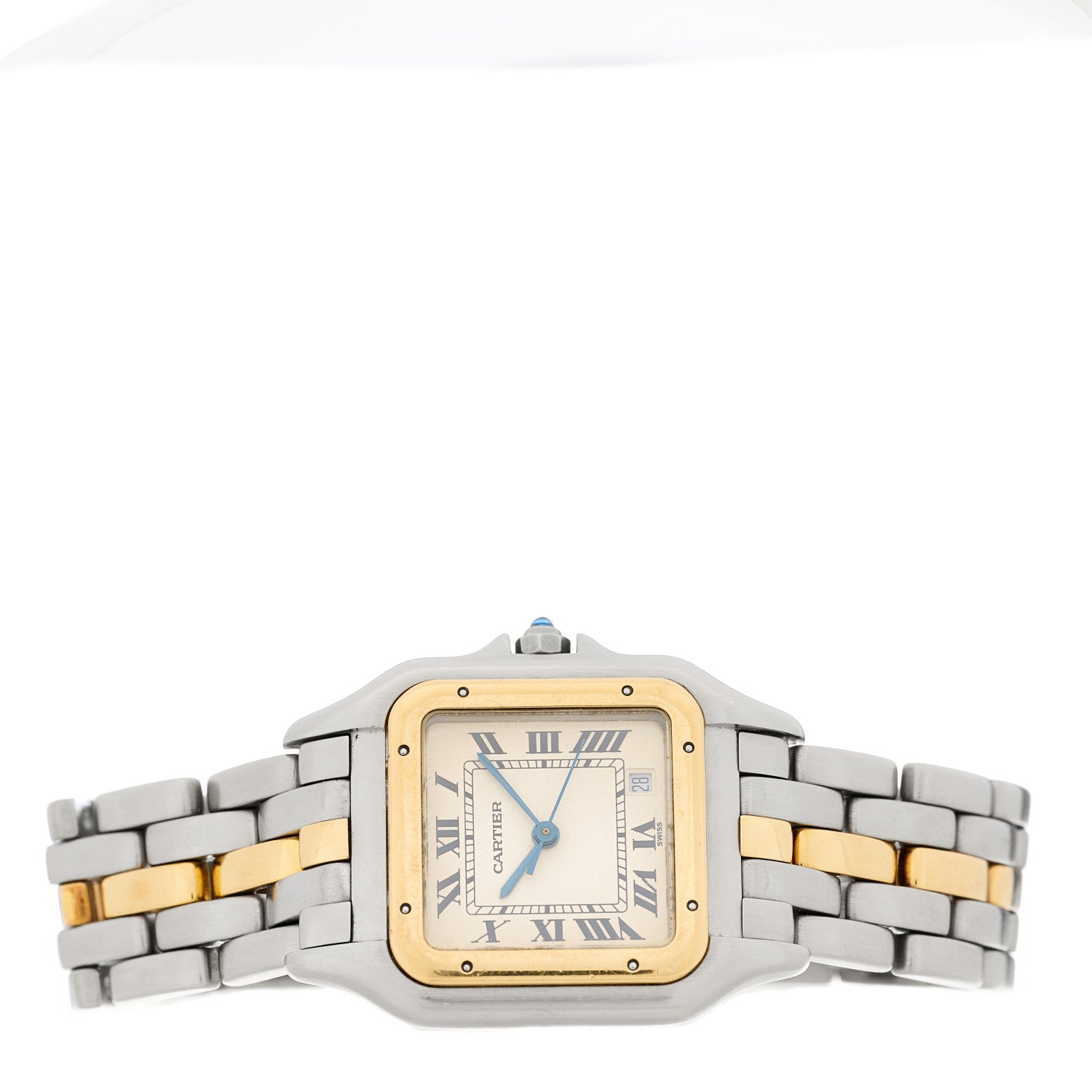 Cartier Stainless Steel 18K Yellow Gold 27mm Panthere Quartz Watch 2 of 4