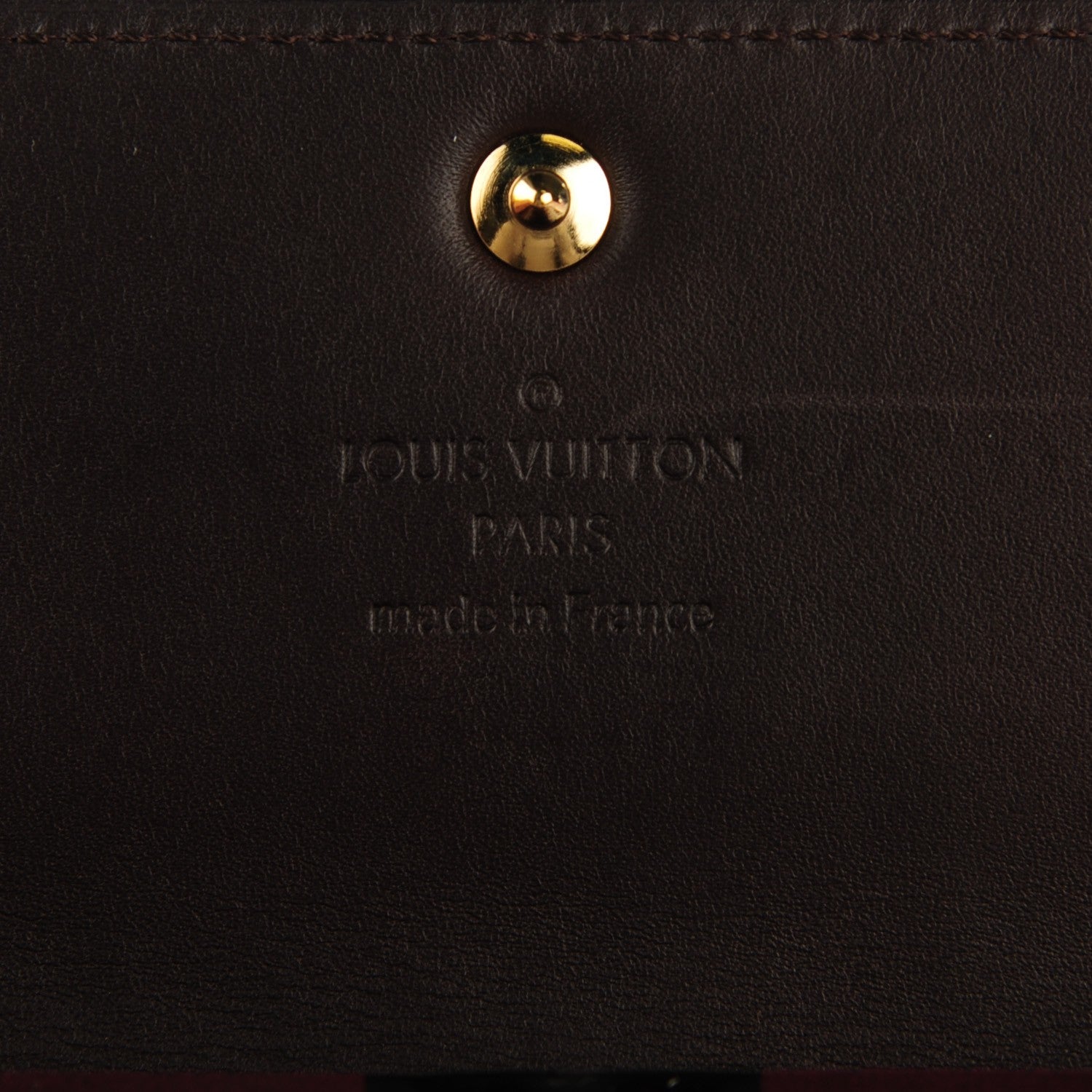 Louis Vuitton Vernis Rayures Sarah Wallet Amarante 6 of 7