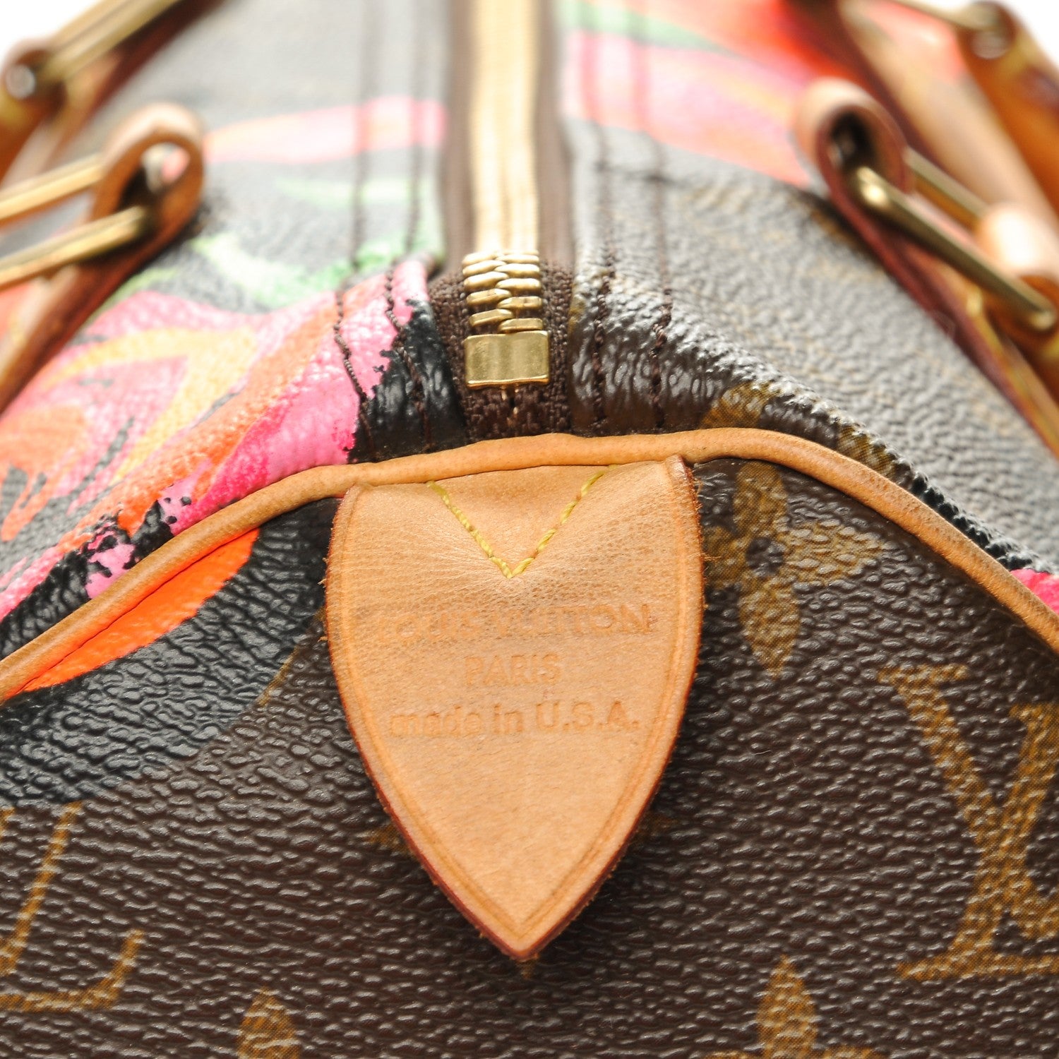 Louis Vuitton Monogram Roses Speedy 30 7 of 10