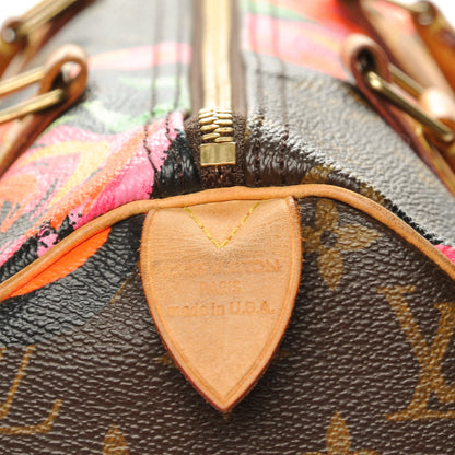 Louis Vuitton Monogram Roses Speedy 30 7 of 10