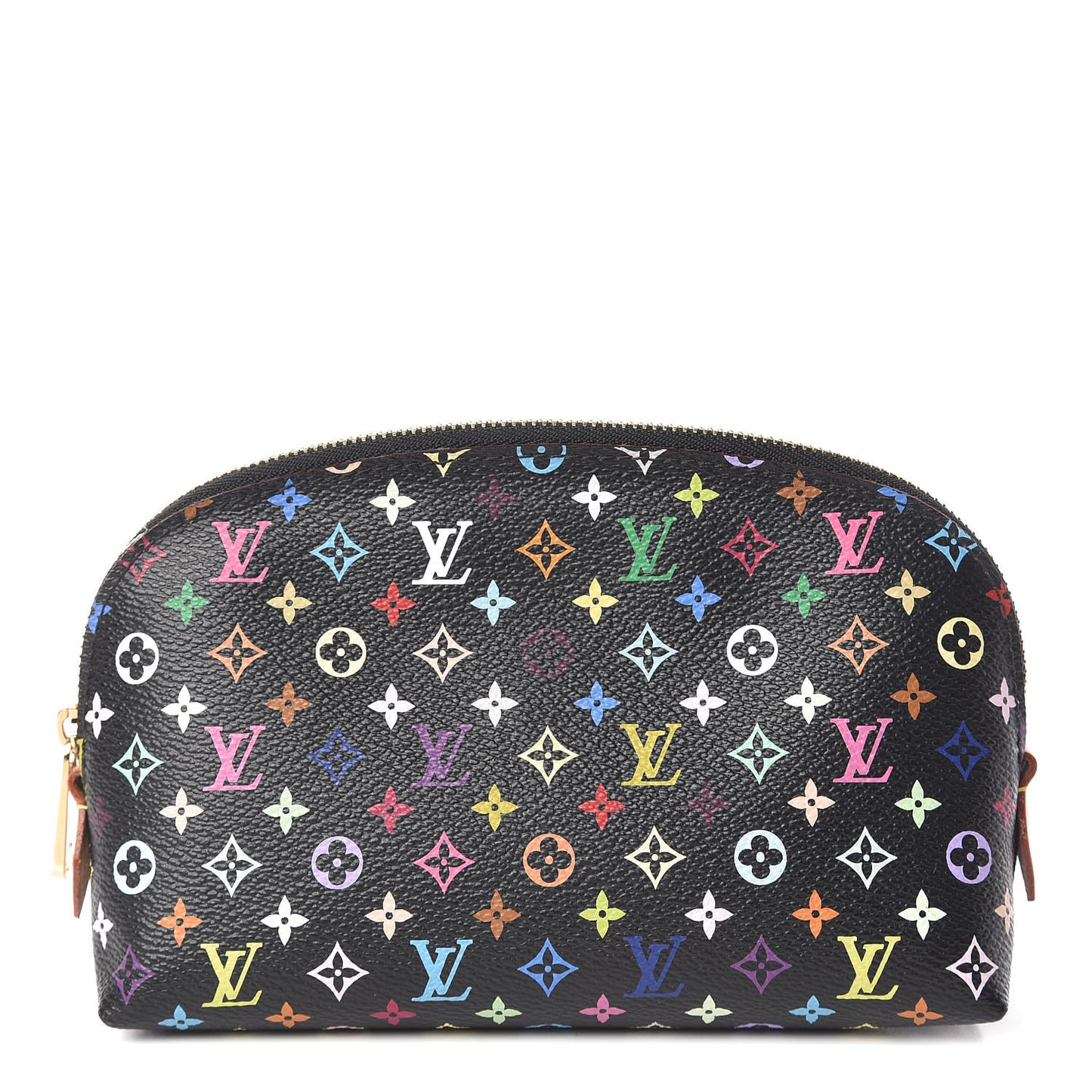 Monogram Multicolor Cosmetic Pouch Black Grenade
