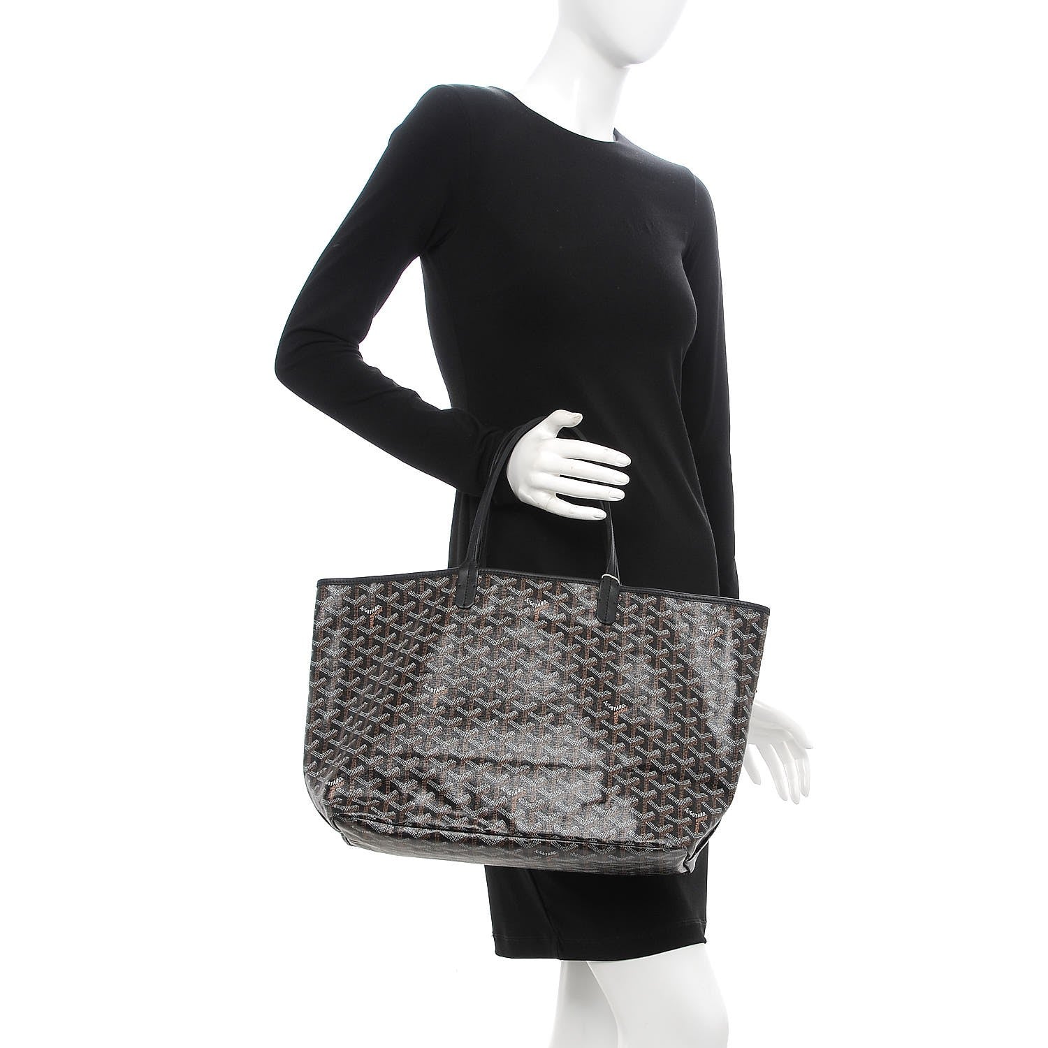 Goyard Goyardine Saint Louis PM Black 2 of 9