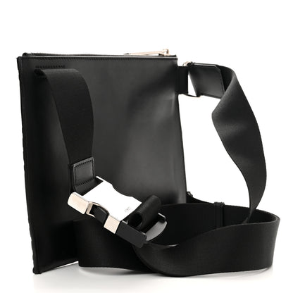 Fendi Vitello Century Bi-Color FF 1974 Embossed Messenger Maya Black 2 of 9