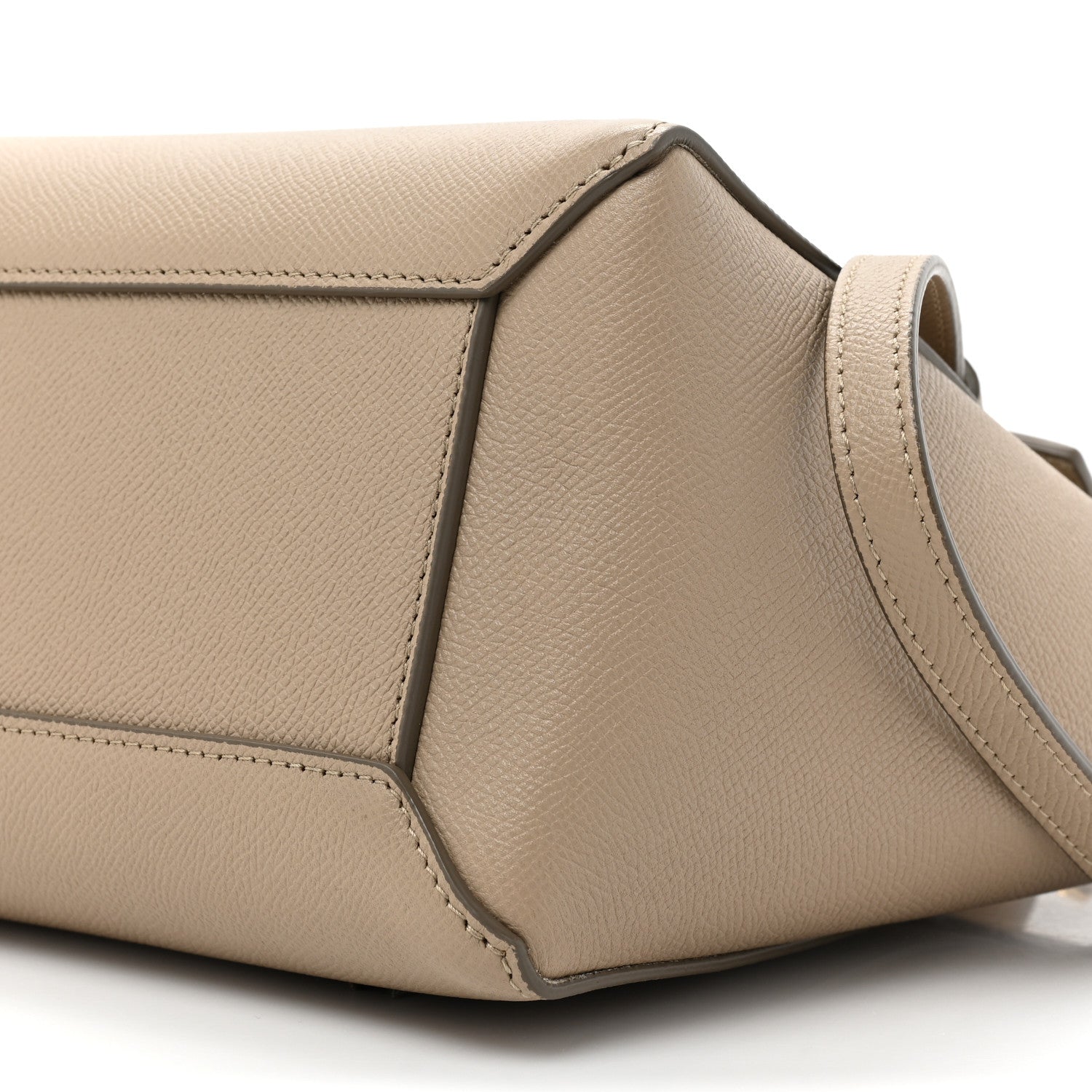 Celine Grained Calfskin Micro Belt Bag Light Taupe 8 of 13