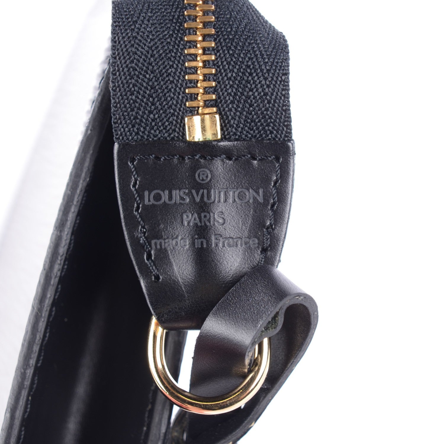 Louis Vuitton Epi Pochette Accessories 24 Black 6 of 7