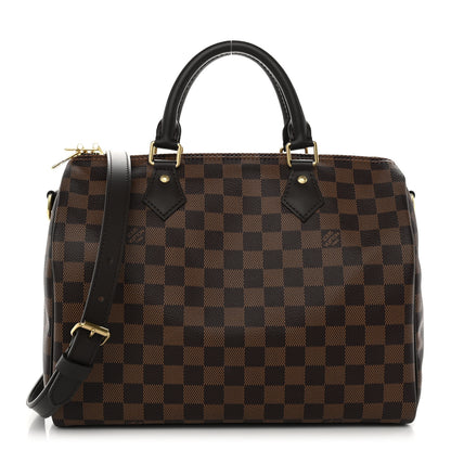 Louis Vuitton Damier Ebene Speedy Bandouliere 30 1 of 10