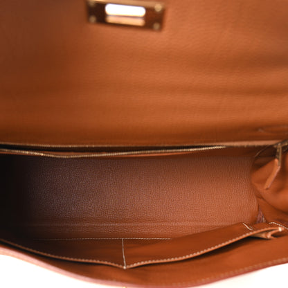 Hermes Togo Kelly Retourne 32 Gold 5 of 10