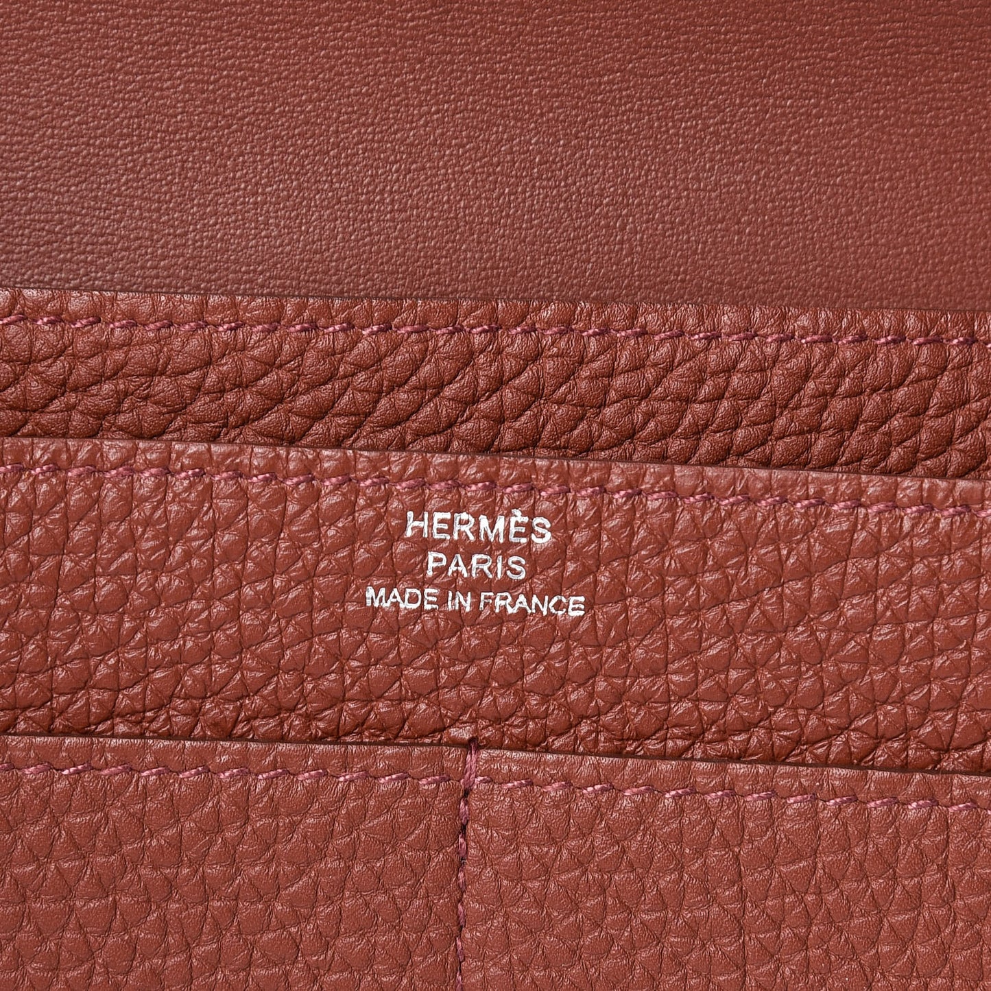 Togo Dogon Duo Wallet Marron D'Inde
