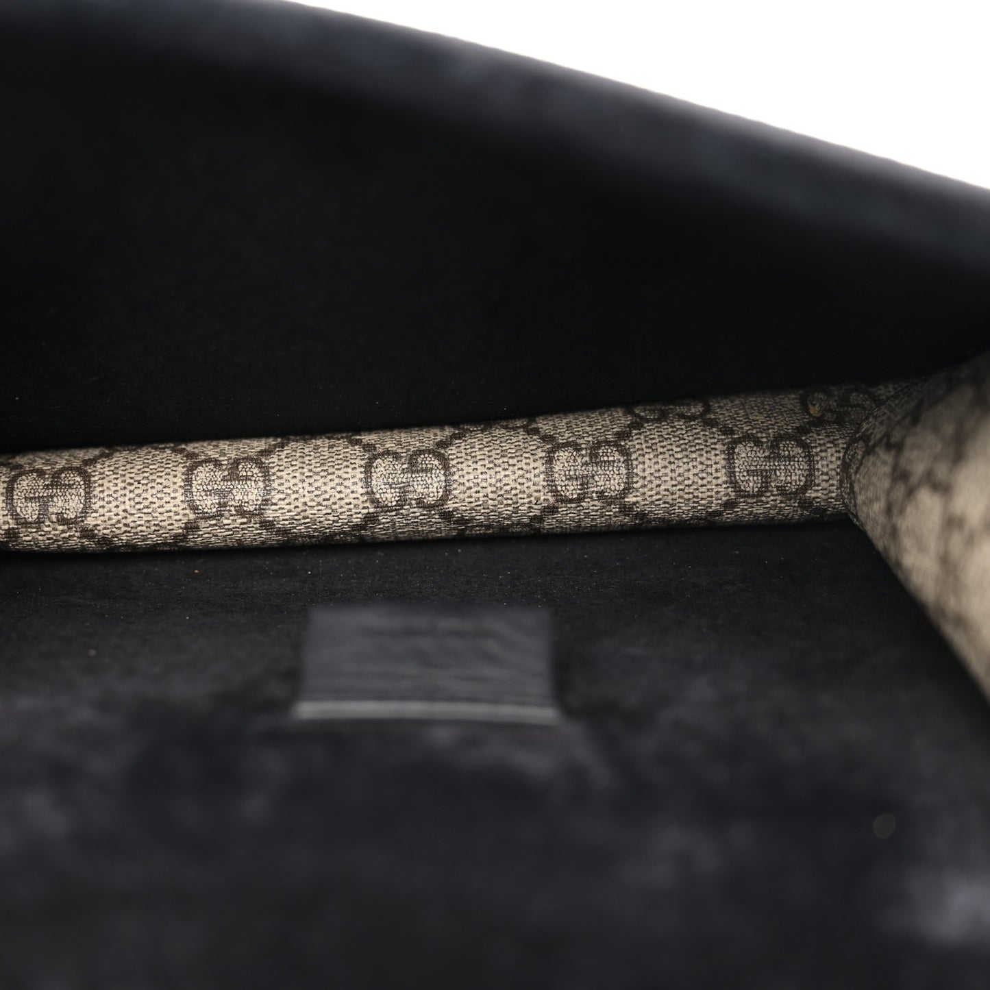 GG Supreme Monogram Mini Dionysus Shoulder Bag Black