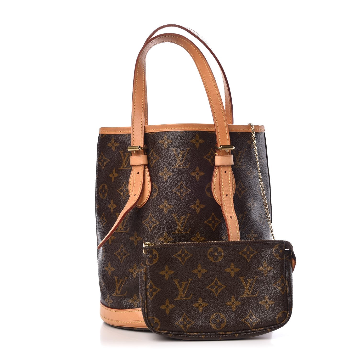 Louis Vuitton Monogram Petit Bucket 23 1 of 8
