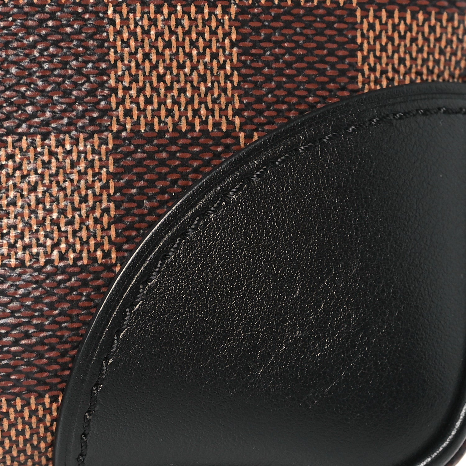 Louis Vuitton Damier Ebene Odeon MM Black 6 of 9