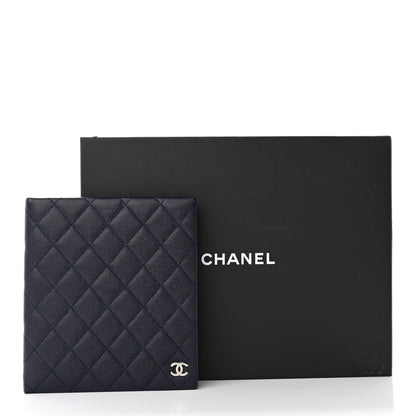 Chanel Caviar Quilted Notebook Navy Blue 9 of 9