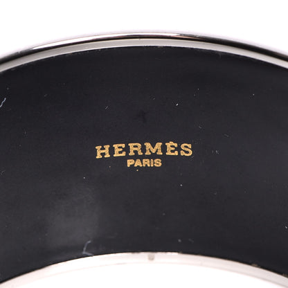 Hermes Enamel Printed Quadrige Extra Wide Bracelet 65 4 of 5