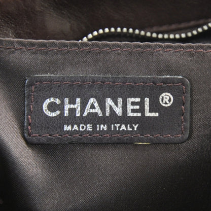 Chanel Python Crochet Stitched Pochette Bronze 7 of 9