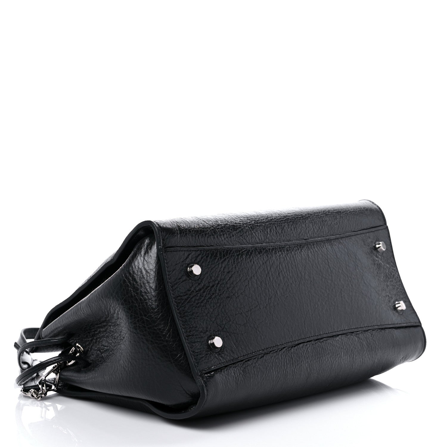 Mulberry Shiny Calfskin Iris Tote Black 3 of 6