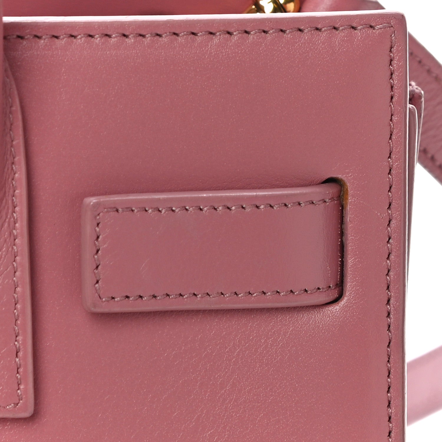 Saint Laurent Calfskin Nano Sac De Jour Rose Dark 17 of 29