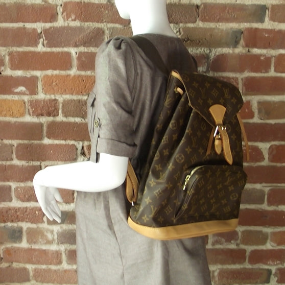 Louis Vuitton Monogram Montsouris GM Backpack 2 of 8