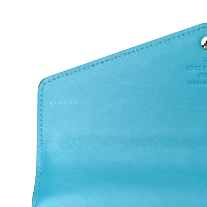 Louis Vuitton Vernis Sarah Wallet NM Turquoise 7 of 9