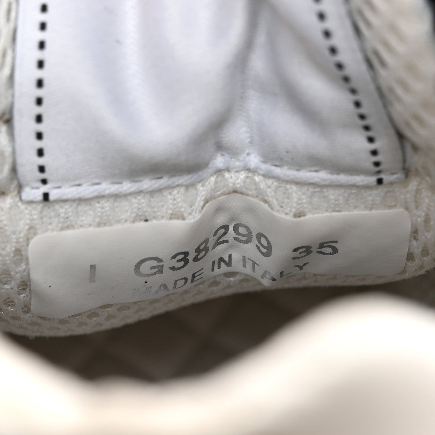 Chanel Mesh Suede Grained Calfskin Womens CC Sneakers 35 Black White 8 of 10