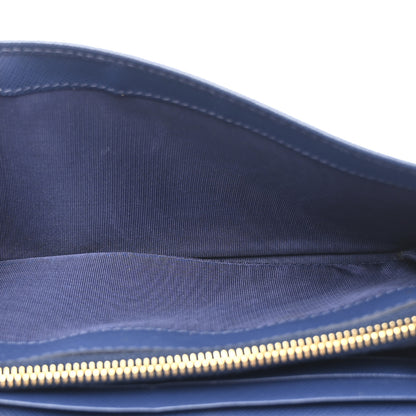 Prada Saffiano Metal Oro Chain Wallet Bleuette 5 of 11