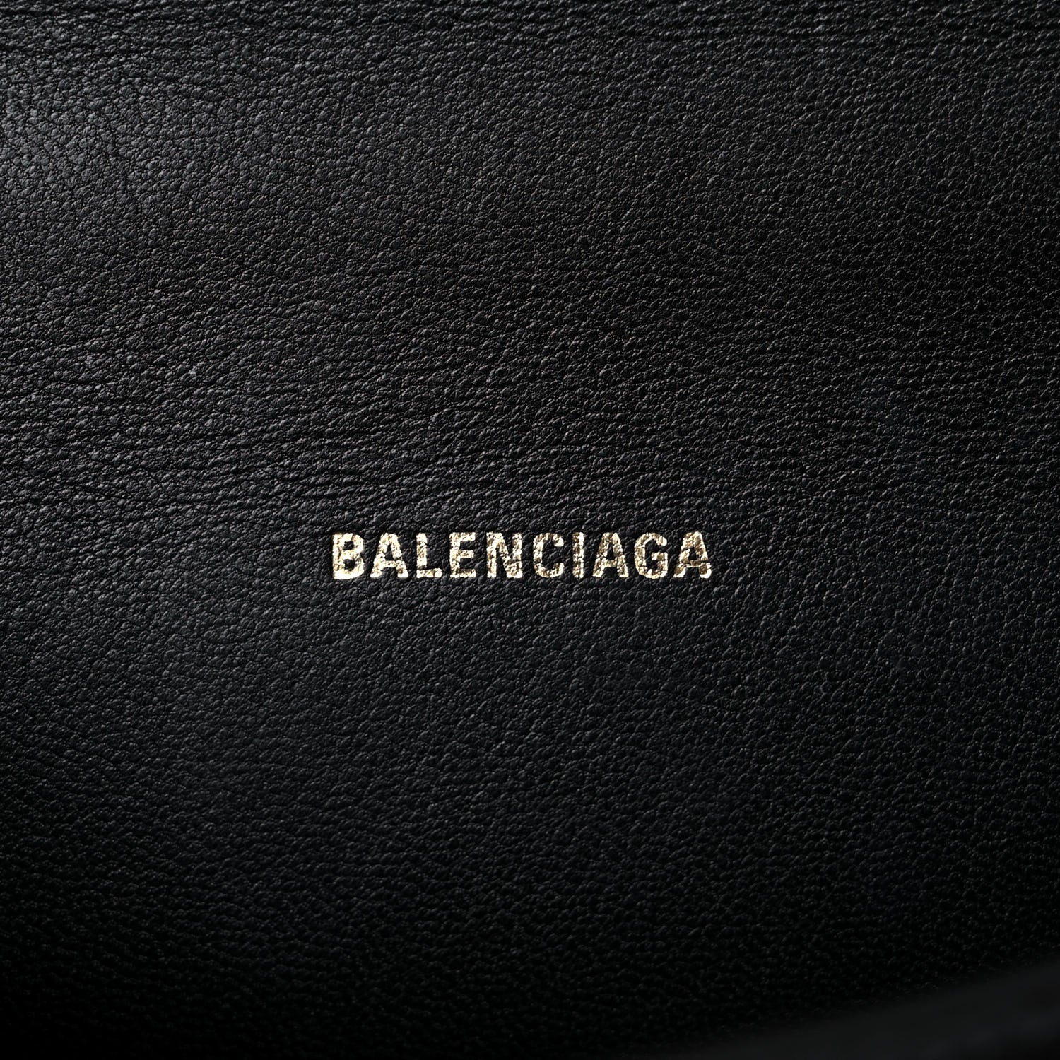 Balenciaga Shiny Box Calfskin Hourglass Top Handle Bag XS Black 6 of 10