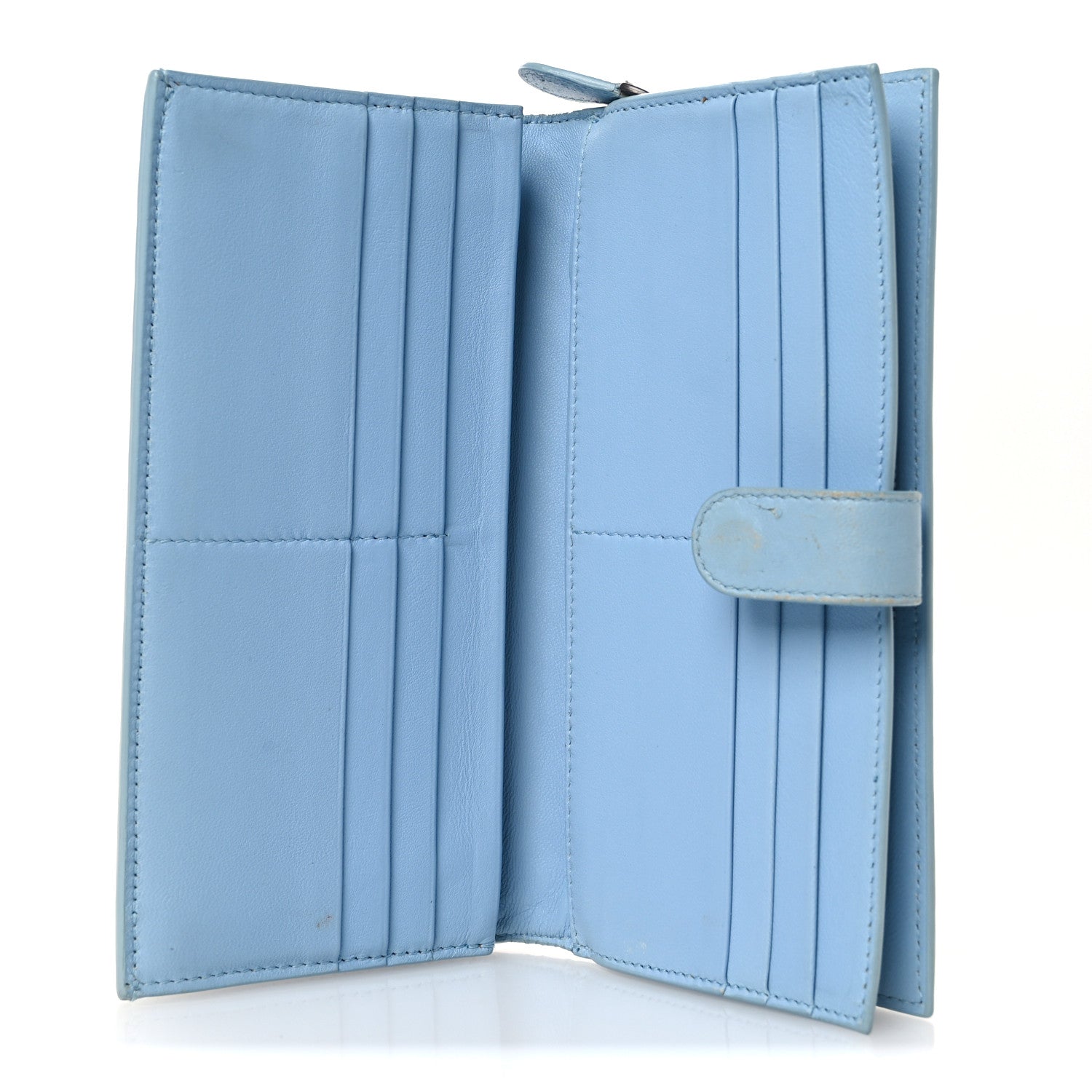 Bottega Veneta Nappa Intrecciato Continental Flap Wallet Light