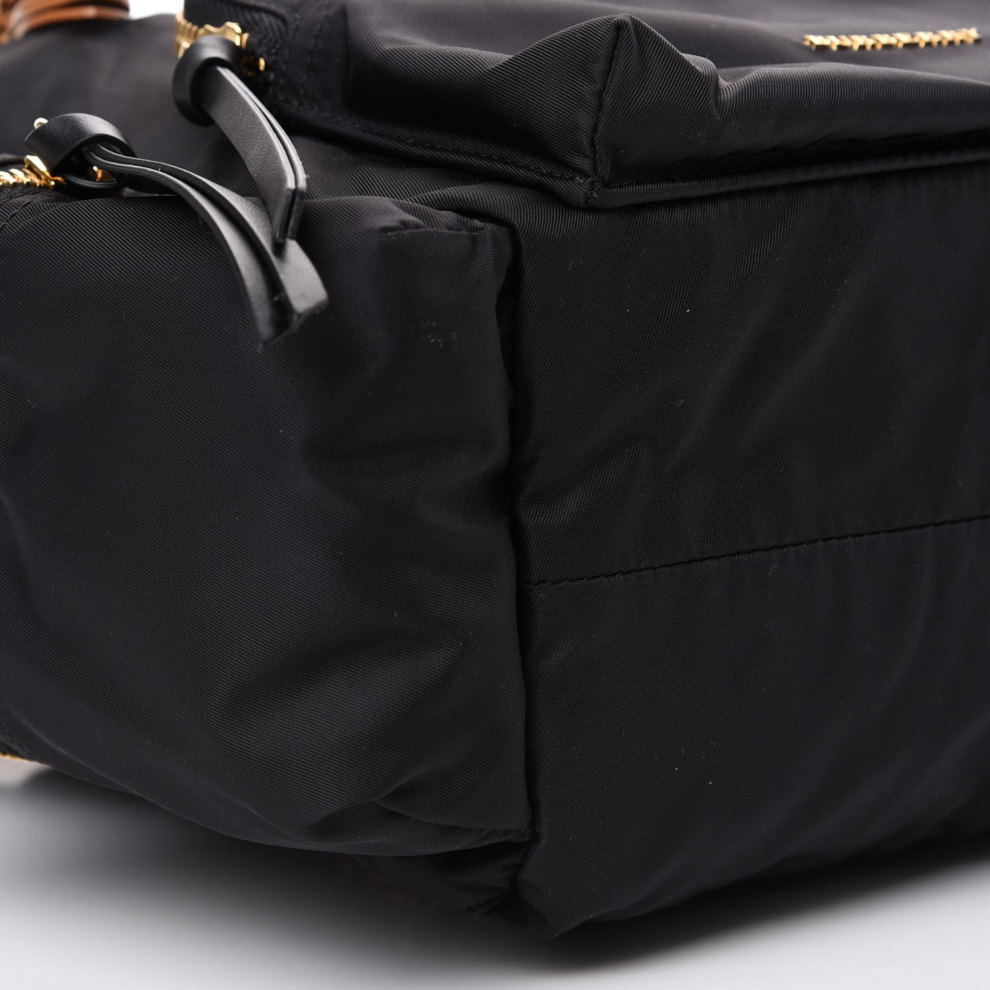 Nylon Rucksack Backpack Black