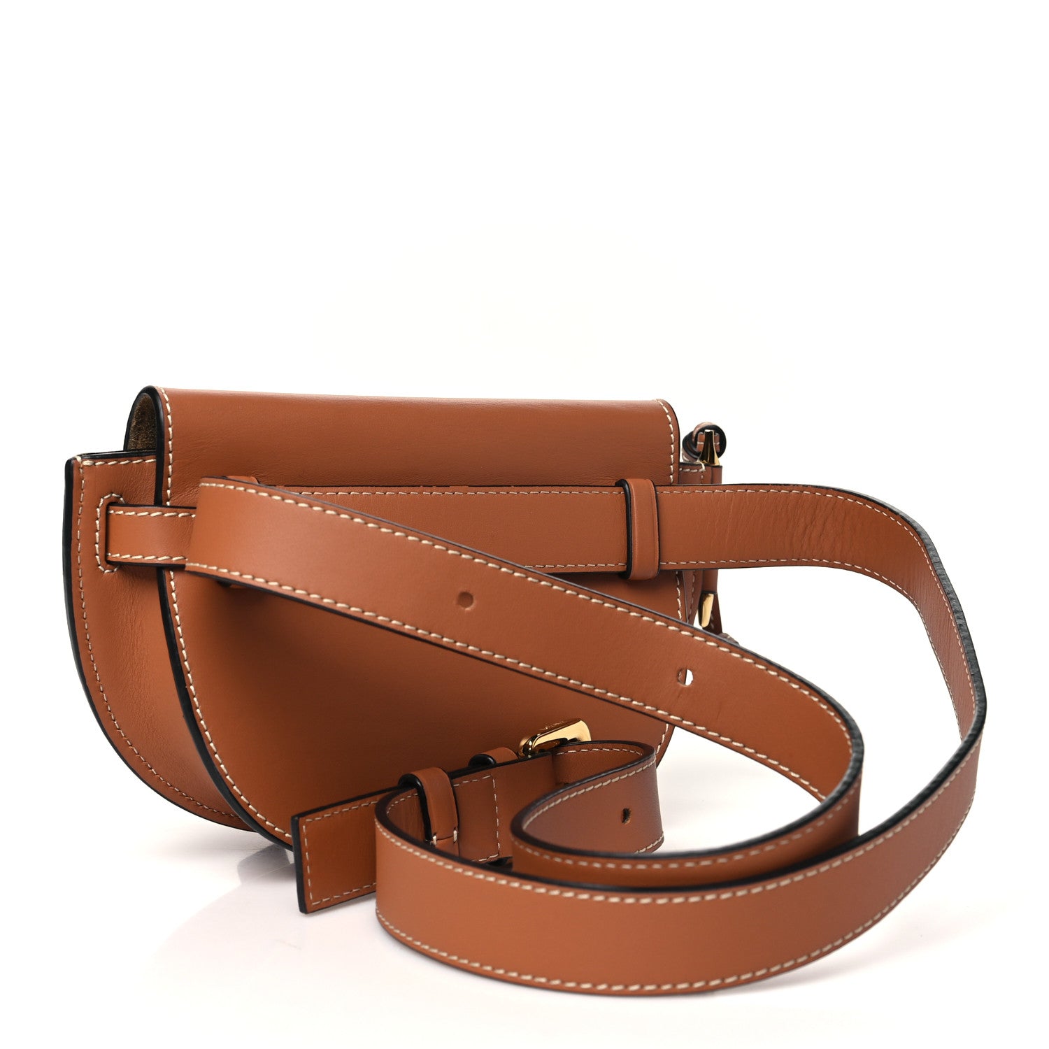 Loewe Calfskin Mini Gate Crossbody Bag  Rust 3 of 10
