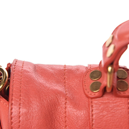 Proenza Schouler Lambskin Medium PS1 Satchel Deep Coral 13 of 21