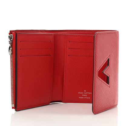 Louis Vuitton Epi Twist Compact Wallet Coquelicot 5 of 7