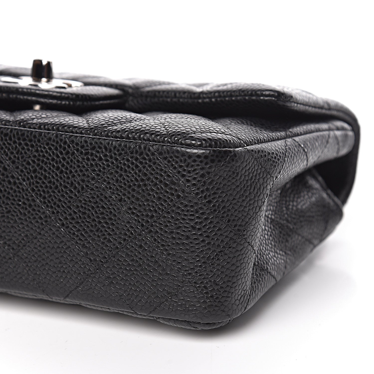 Chanel Caviar Quilted Mini Rectangular Flap Black 9 of 11