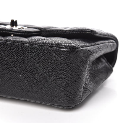 Chanel Caviar Quilted Mini Rectangular Flap Black 9 of 11