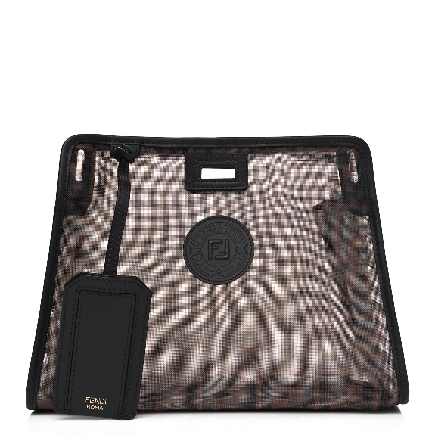 Mesh Vitello Century FF 1974 Mini Peekaboo Defender Cover Marrone Black Ebano