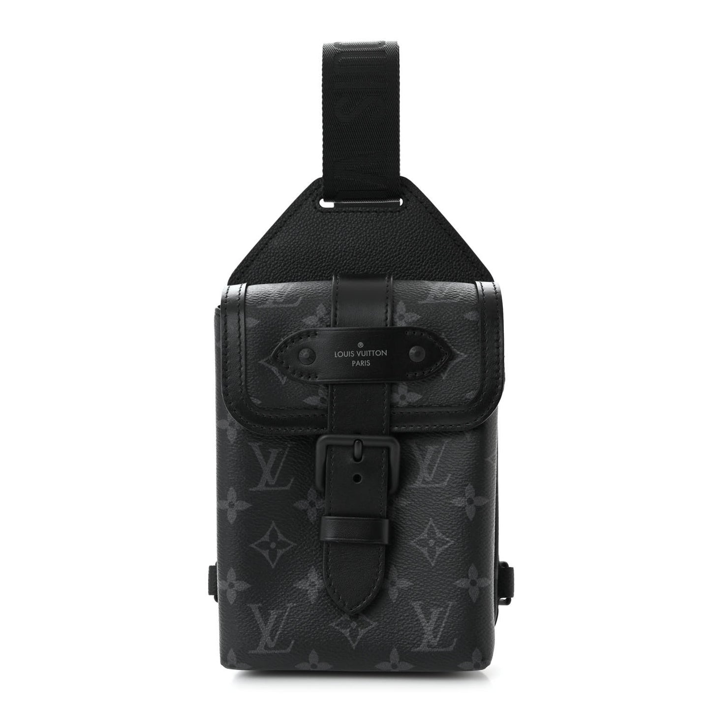 Monogram Eclipse Saumur Slingbag Black
