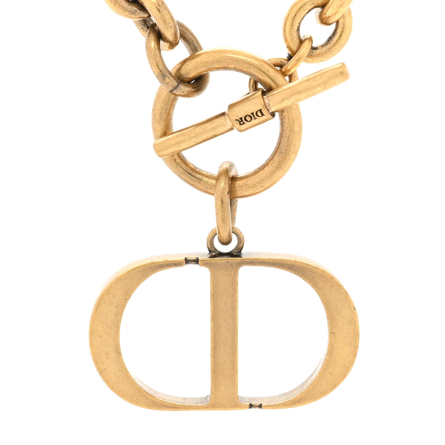 Metal 30 Montaigne Necklace Aged Gold